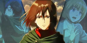 Attackon Titan Characterswith Cape Wallpaper