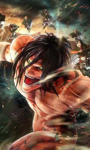 Attackon Titan Epic Battle Artwork Wallpaper