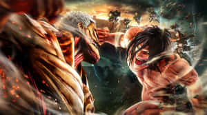 Attackon Titan Epic Battle Wallpaper