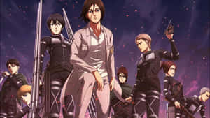 Attackon Titan Warriors Readyfor Battle Wallpaper