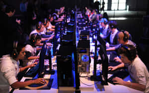 Attendees At The Annual Gaming Tournaments Of 2015 Wallpaper