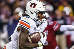 Auburn Football Player Action Shot Wallpaper