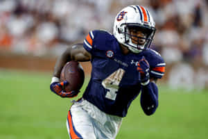 Auburn Football Player Action Shot Wallpaper