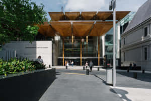 Auckland Art Gallery Entrance Wallpaper