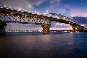 Auckland_ Harbour_ Bridge_at_ Twilight.jpg Wallpaper