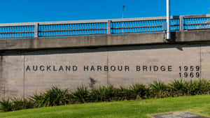 Auckland Harbour Bridge Commemorative Wall Wallpaper