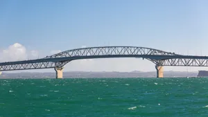 Auckland Harbour Bridge Sunny Day Wallpaper