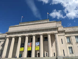 Auckland War Memorial Museum Facade Wallpaper