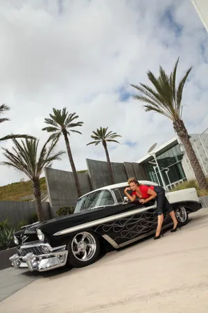 Audacious Black Car Wallpaper