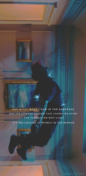 Audacious Man Floating Wallpaper