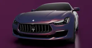 Audacious Purple Car Wallpaper