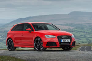 Audi Rs3 Sportback In Motion Wallpaper