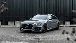 Audi Rs5 Sport Coupe In Action Wallpaper