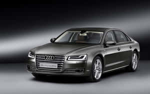 Audi S8 Luxury Sedan In Motion Wallpaper