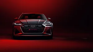 Audi Sport Red Backdrop Wallpaper