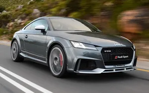 Audi Tt Sports Car On The Road Wallpaper