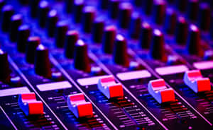 Audio Mixer Console Controls Wallpaper