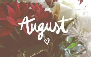 August Floral Desktop Wallpaper Wallpaper
