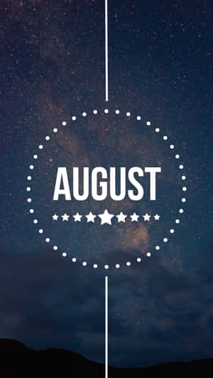 August Night Sky Aesthetic Wallpaper