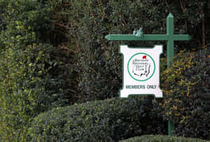 Augusta National Golf Course Viewed From Iphone Wallpaper