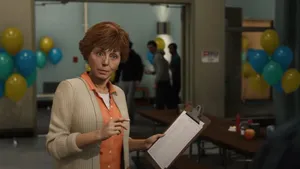 Aunt May In A Thoughtful Pose Wallpaper