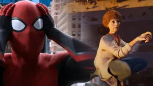 Aunt May Serving Food In The Kitchen Wallpaper