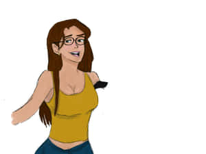 Aunt May Smiling At Home Wallpaper