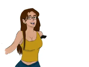 Aunt May Smiling At Home Wallpaper