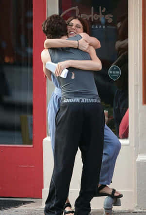 Aunt May Smiling At Peter Parker's Graduation Wallpaper