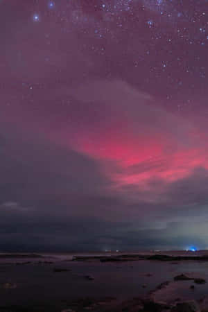 Aurora Australis Night Sky Wallpaper
