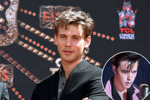 Austin Butler With Elvis Scene Wallpaper