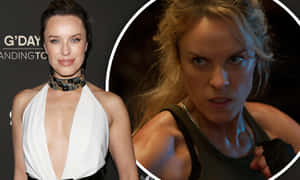 Australian Actress Jessica Mcnamee Radiating Glamour In A Charming Photoshoot Wallpaper