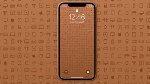 Authentic Brown Leather Texture Wallpaper