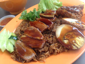 Authentic Cheok Kee Boneless Braised Duck Rice Wallpaper