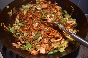 Authentic Preparation Of Delicious Hokkien Mee Wallpaper
