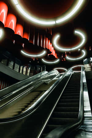 Automatic Escalator Wallpaper