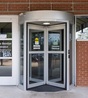 Automatic Revolving Doors Wallpaper