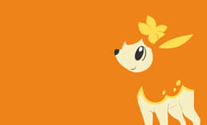 Autumn Deerling Illustration Wallpaper