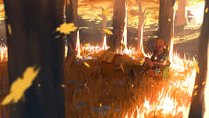 Autumn Forest Wildlife Wallpaper