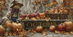 Autumn Harvest October Desktop Wallpaper Wallpaper