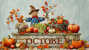 Autumn Harvest October Desktop Wallpaper Wallpaper