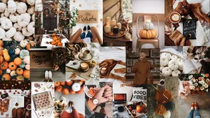 Autumn Junk Collection Wallpaper