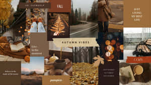 Autumn Junk Moodboard Wallpaper