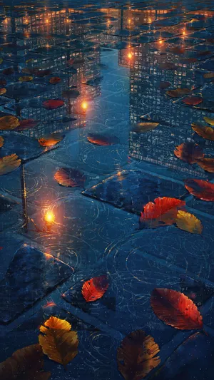 Autumn Leaves 4k Iphone 11 Wallpaper