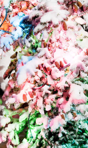 Autumn Leaves And Sunlit Sky Over A Peaceful River Wallpaper