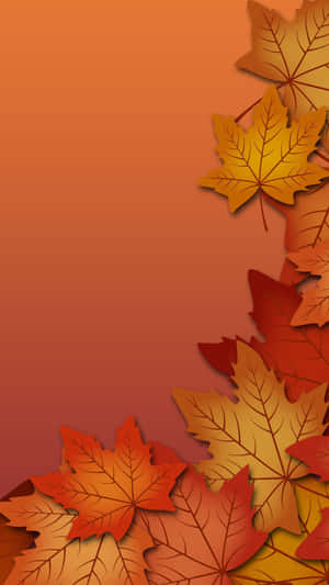 Autumn Leaves Background - Png Wallpaper