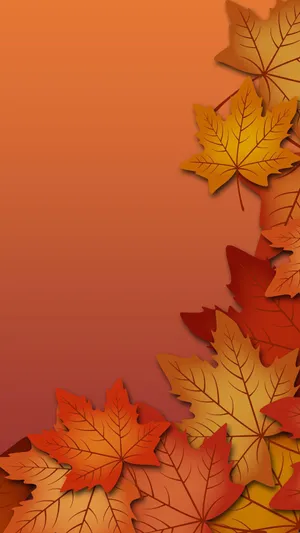 Autumn Leaves Background - Png Wallpaper