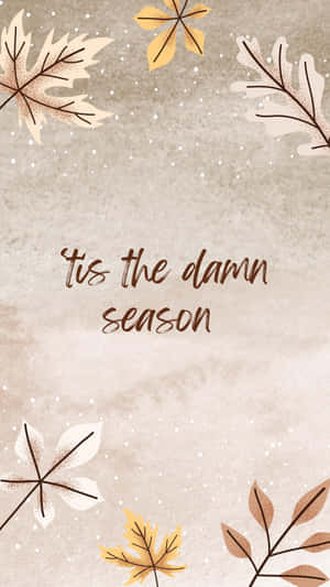 Autumn_ Season_ Quote_ Background Wallpaper