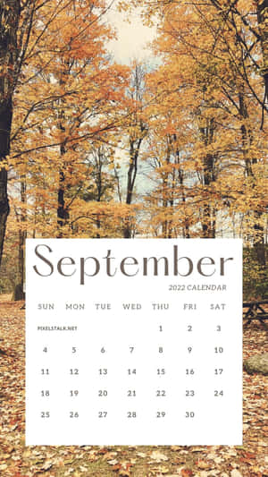 Autumn September2022 Calendar Wallpaper Wallpaper