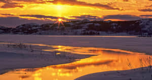 Autumnal Beauty In Greater Sudbury Wallpaper